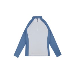 Custom-made Long-sleeved Polo Shirt With Stand-up Collar Order Contrasting Sleeves Half-chest Placket Zipper Polo Shirt Center SKP211 Custom-made Long-sleeved Polo Shirt With Stand-up Collar Order Contrasting Sleeves Half-chest Placket Zipper Polo Shirt Center SKP211